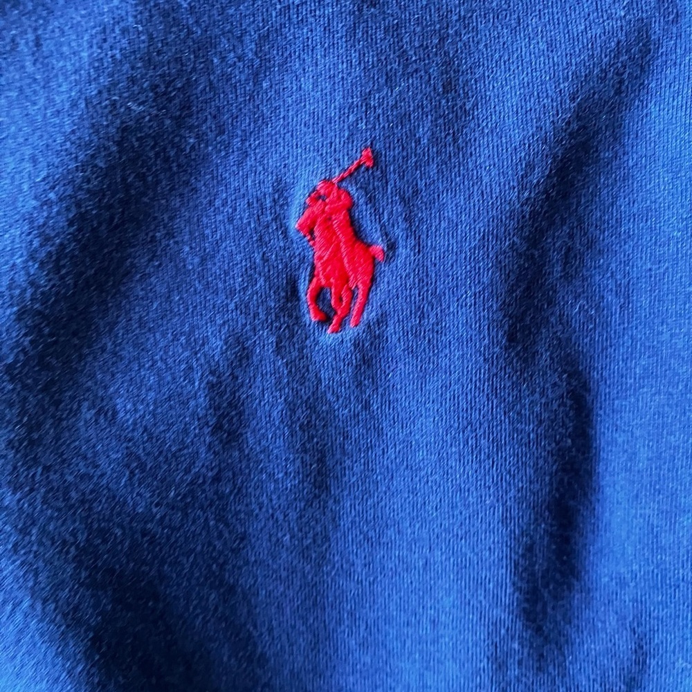Polo by Ralph Lauren Men's Blue T-Shirt Custom Fit - Picture 4 of 4